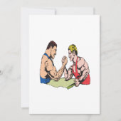 Arm-Wrestling 2 Einladung (Vorderseite)