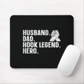 Arm Wrestling Arm Wrestler Husband. Dad. Hook Lege Mousepad (Mit Mouse)