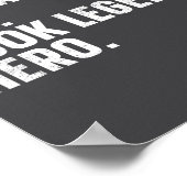 Arm Wrestling Arm Wrestler Husband. Dad. Hook Lege Poster (Ecke)