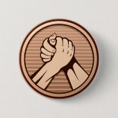 Arm Wrestling Bronze Button (Vorderseite)