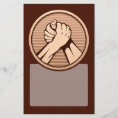 Arm Wrestling Bronze Flyer (Hinten)