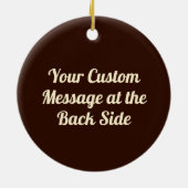 Arm Wrestling Bronze Keramikornament (Hinten)