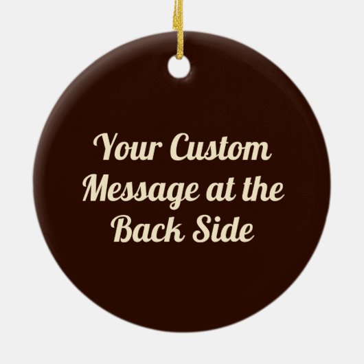 Arm Wrestling Bronze Keramikornament (Hinten)