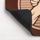 Arm Wrestling Bronze Mousepad (Ecke)
