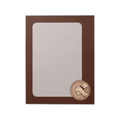 Arm Wrestling Bronze Notizblock (Rotiert)