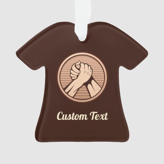 Arm Wrestling Bronze Ornament (Vorderseite)