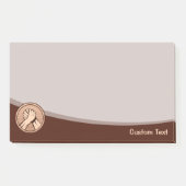 Arm Wrestling Bronze Post-it Klebezettel (Vorderseite)