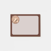 Arm Wrestling Bronze Post-it Klebezettel (Vorderseite)