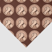 Arm Wrestling Bronze Seidenpapier (Ausschnitt)