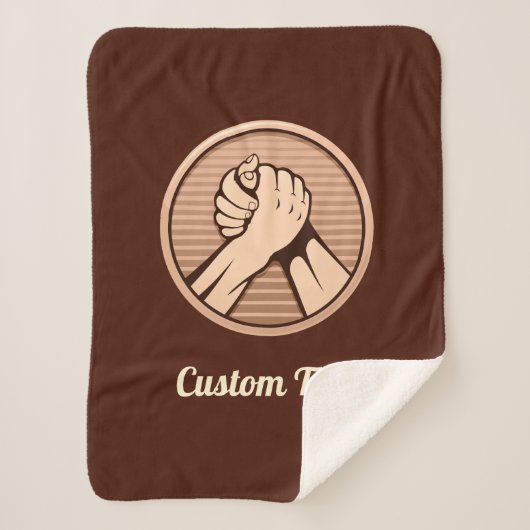 Arm Wrestling Bronze Sherpadecke (Vorderseite)