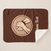 Arm Wrestling Bronze Sherpadecke (Vorderseite (Horizontal))