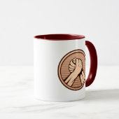 Arm Wrestling Bronze Tasse (VorderseiteRechts)
