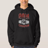 Arm Wrestling Champion Hoodie (Vorderseite)