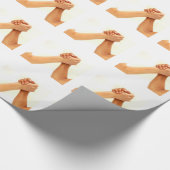 Arm-Wrestling Geschenkpapier (Ecke)