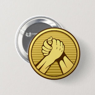 Arm Wrestling Gold Button