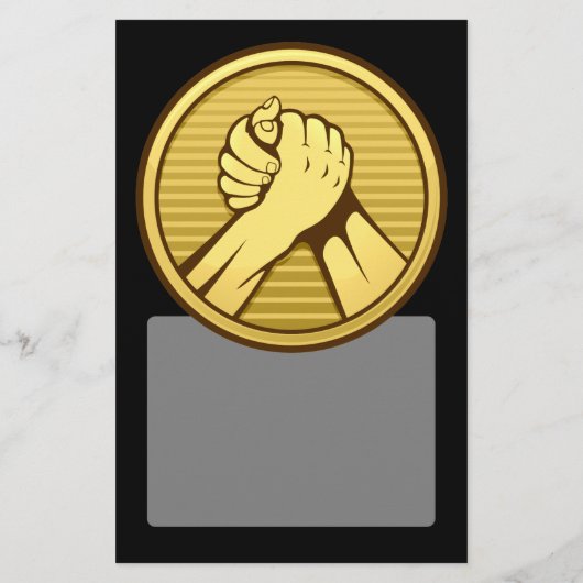 Arm Wrestling Gold Flyer (Hinten)