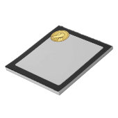 Arm Wrestling Gold Notizblock (Rotiert)