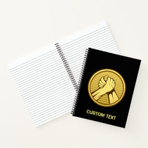 Arm Wrestling Gold Notizbuch