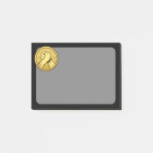 Arm Wrestling Gold Post-it Klebezettel (Vorderseite)