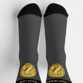Arm Wrestling Gold Socken (Oben)