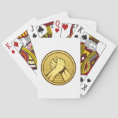 Arm-Wrestling Gold Spielkarten (Rückseite)