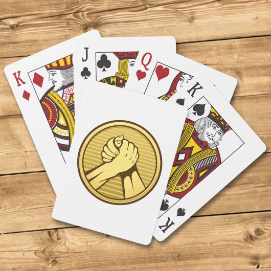 Arm-Wrestling Gold Spielkarten