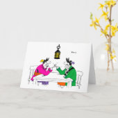 Arm-Wrestling-Gruß-Karte Karte (Gelbe Blume)