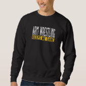 Arm Wrestling Keeps Me Sane I Arm Press Sweatshirt (Vorderseite)