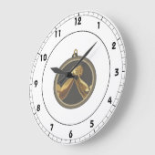 Arm Wrestling Medal Große Wanduhr (Winkel)