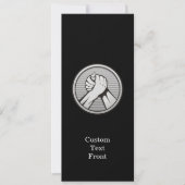 Arm Wrestling Silver Einladung (Vorderseite)