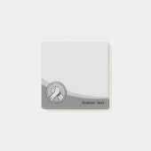 Arm Wrestling Silver Post-it Klebezettel (Vorderseite)