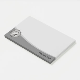 Arm Wrestling Silver Post-it Klebezettel