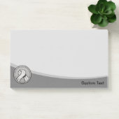 Arm Wrestling Silver Post-it Klebezettel (Büro)