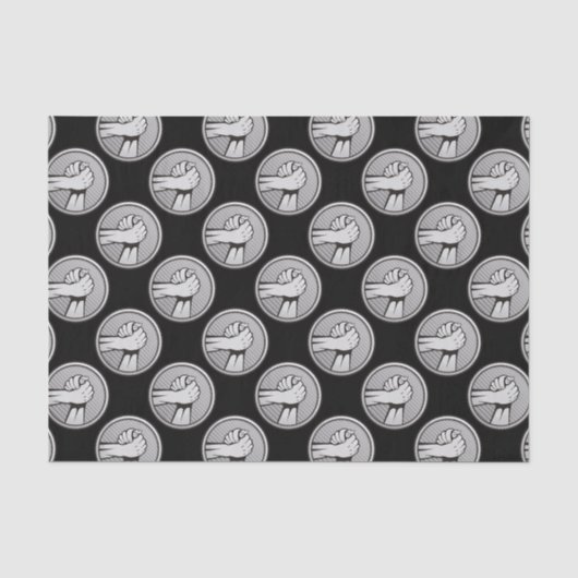 Arm Wrestling Silver Seidenpapier (Vorderseite)