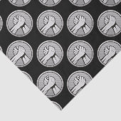 Arm Wrestling Silver Seidenpapier (Ausschnitt)