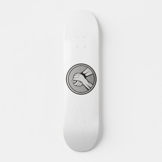 Arm Wrestling Silver Skateboard (Vorne)
