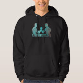 Arm Wrestling Stärke Sport Armringen Grunge E Hoodie (Vorderseite)