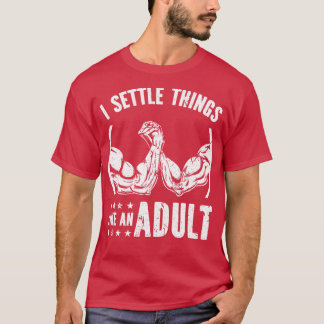Arm-Wrestling-Tischtennisring T-Shirt