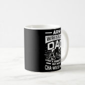 Arm Wrestling Vater wie ein regulärer Vater mehr C Kaffeetasse (VorderseiteRechts)