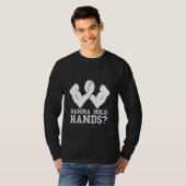 Arm Wrestling Wanna Hold Hands Armwrestling Sport T-Shirt (Vorne ganz)