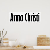 Arma Christi Poster (Küche)
