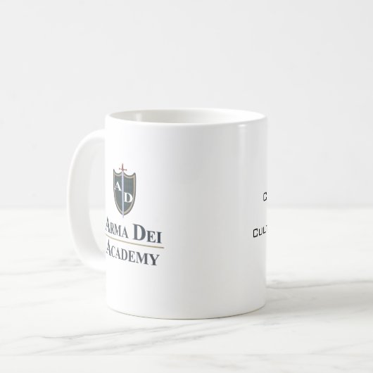 Arma Dei Academy Classic Tasse (Vorderseite Links)