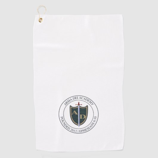Arma Dei Academy Golf Towel Golfhandtuch (Vorderseite)