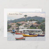 Armação dos Búzios, Brasilien Postkarte (Vorne/Hinten)
