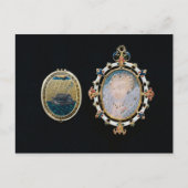 Armada Jewel, Miniatur von Königin Elisabeth I. En Postkarte (Vorderseite)