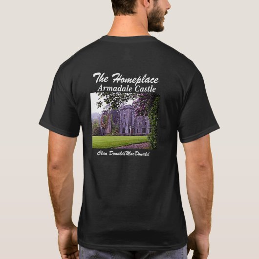 Armadale Castle - Scottish Donald/MacDonald Clan T-Shirt (Rückseite)