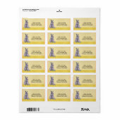 Armadillo Address Labels Adressaufkleber (Vorne)
