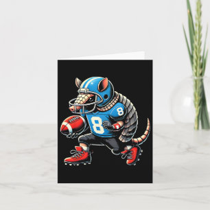 Armadillo American Football Boys Kinder Karte