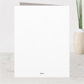 Armadillo Animal Funny Karte (Rückseite)