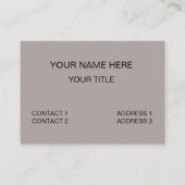 Armadillo Animal Funny Visitenkarte (Rückseite)